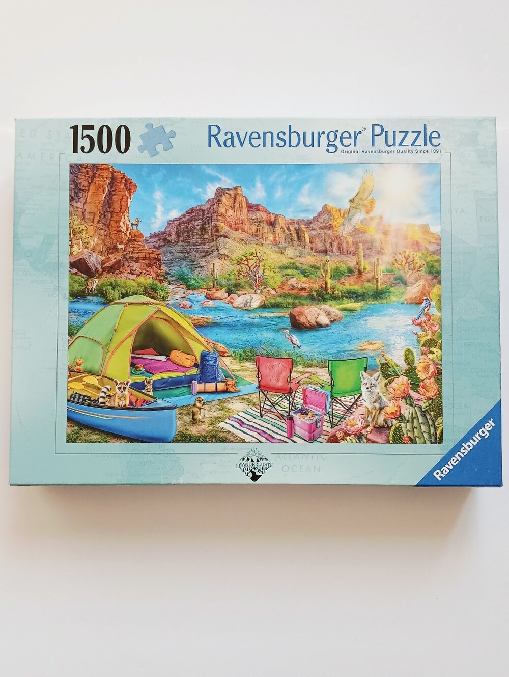 Canyon Camping 1500-piece puzzle by Ravensburger